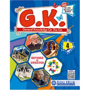 Edu Hub General Knowledge on the Go - 4 (Free Kit with Worksheet Booklet)